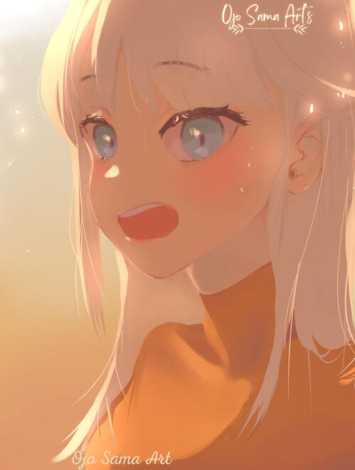 bust up illustration